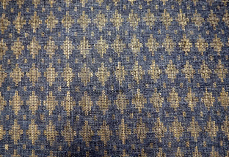 Seri Basket Denim Waverly Fabric