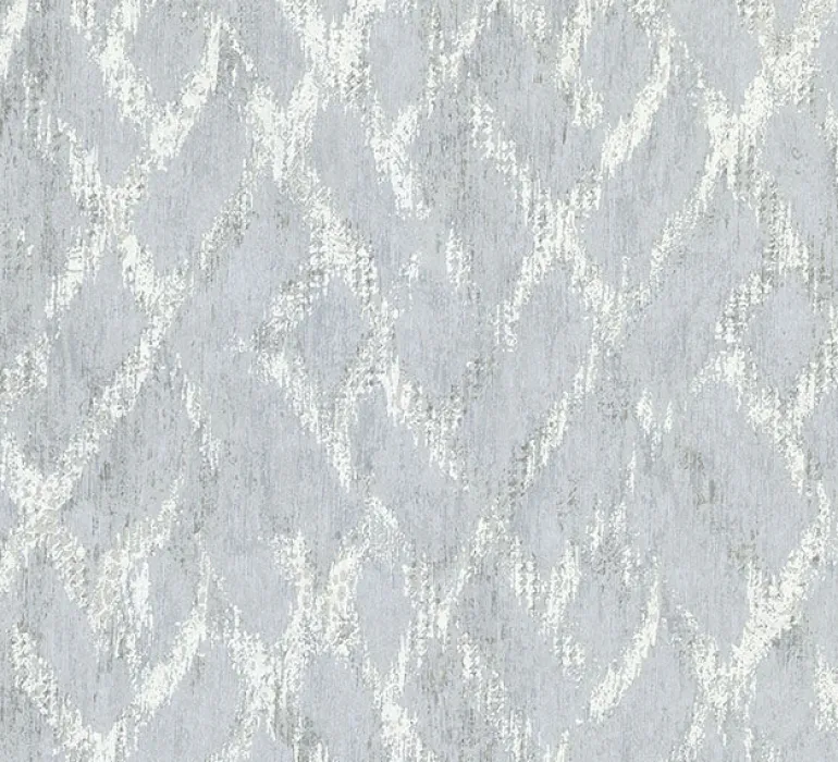 2909-SH-13045 Bunter Silver Distressed Geometric Wallpaper