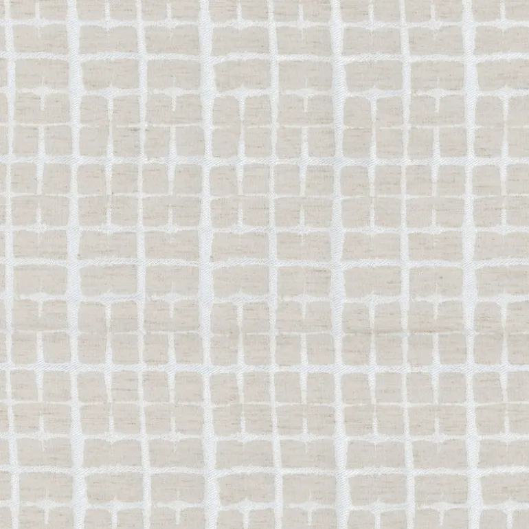 Shibori Plaid 180066 Chalk Novogratz Fabric