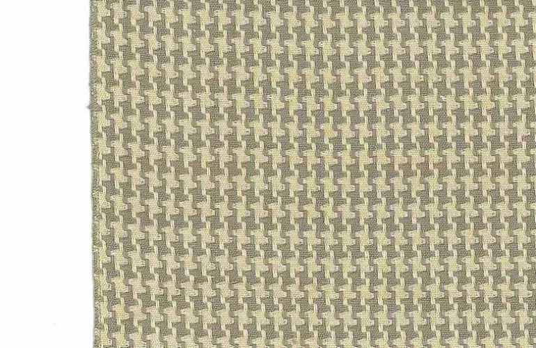 Small Houndstooth Stone Laura Kiran Fabric