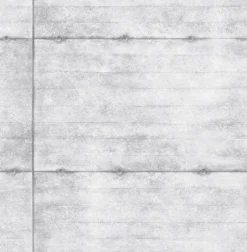 Smooth Concrete Grey Geometric Wallpaper
