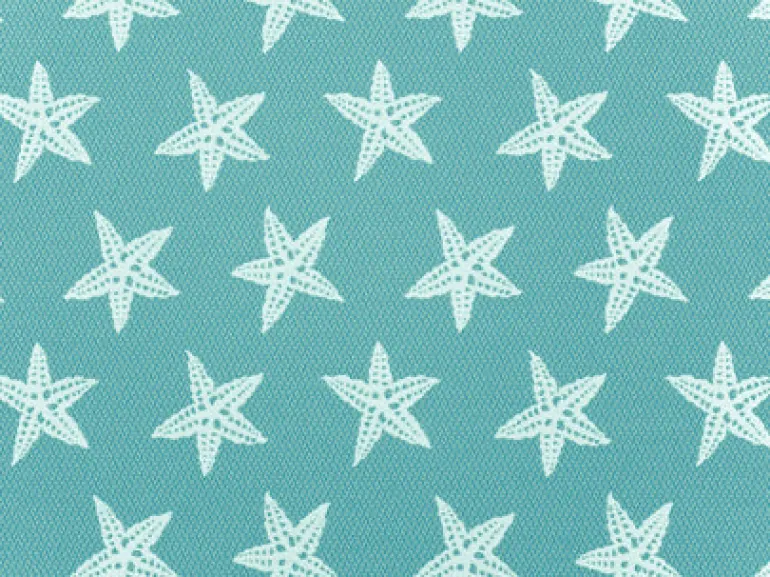 Star Fish Capri Blue Covington Outdoor Fabric