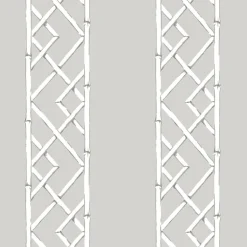 Sterling Latticework Wallpaper