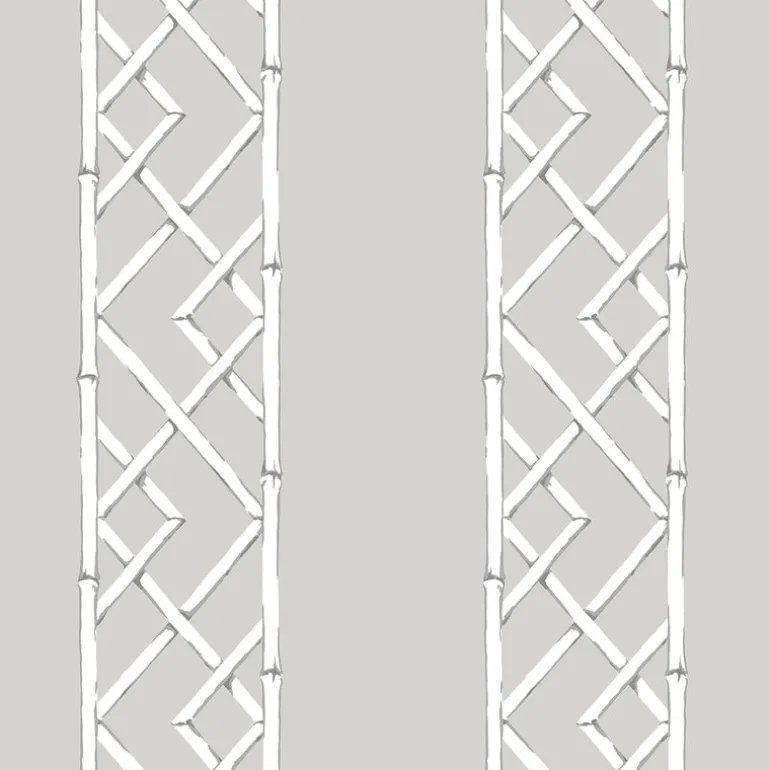Sterling Latticework Wallpaper