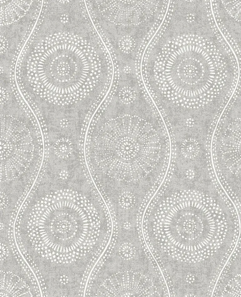 Sterling Painterly Wallpaper