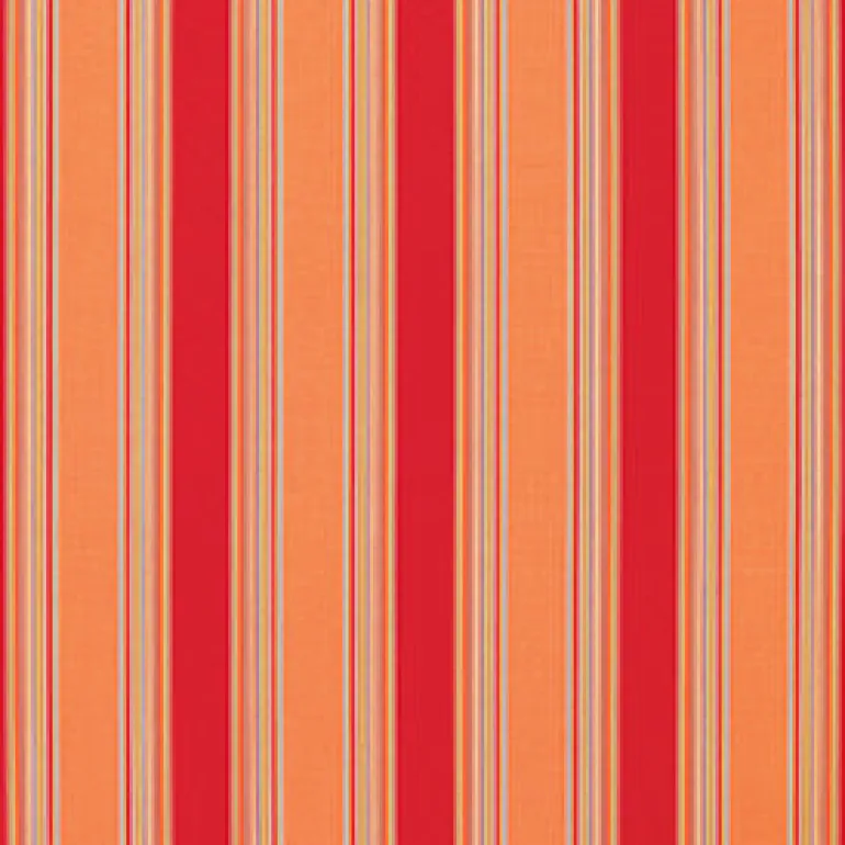 Sunbr Furn Stripes Bravada 5601 Salsa Fabric