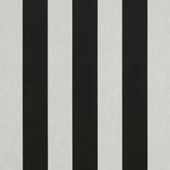 Sunbr 46" 5704 Black/White 6 Bar Fabric