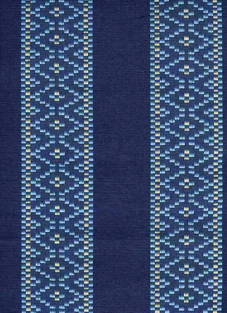 Swedish Stripe Ocean Laura Kiran Fabric