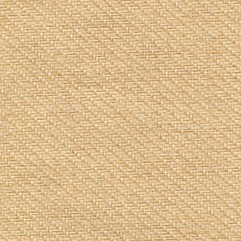 Tao Beige Grasscloth Wallpaper