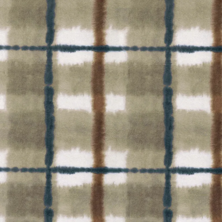 Tartan Mushroom Regal Fabric