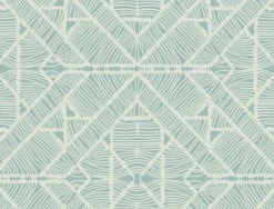 TC2705 Aqua Diamond Macrame Wallpaper