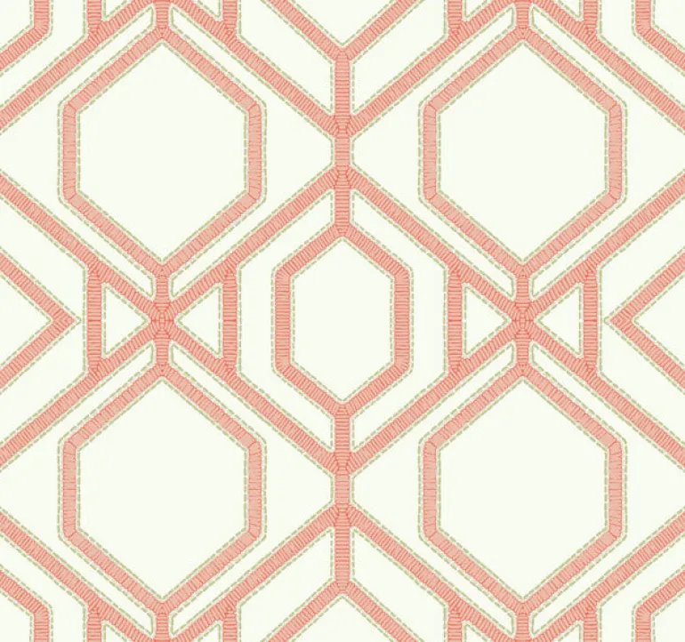 TC2636 Corla Sawgrass Trellis Wallpaper