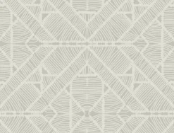 TC2701 Gray Diamond Macrame Wallpaper