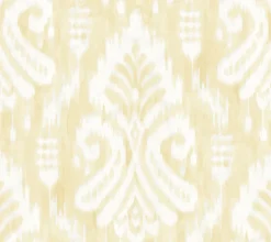 TC2641 Yellow Hawthorne Ikat Wallpaper