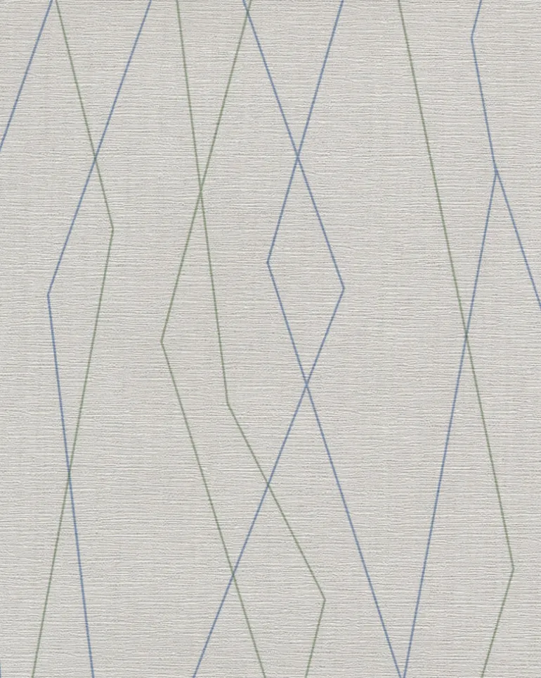 TD1018 White/Off Whites Diamond Fracture Wallpaper