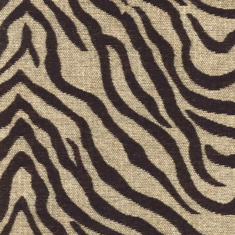 Tiger Black Regal Fabric