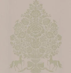 Till Light Grey President Damask Wallpaper