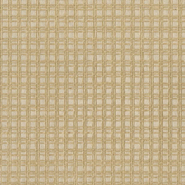 Tomek Beige Paper Weave Wallpaper