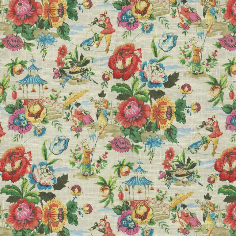 Travel Diary Chiffon P/K Lifestyles Fabric