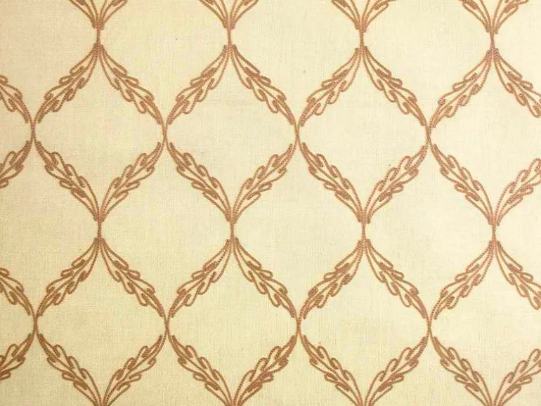 Trellis Almond Laura Kiran Fabric