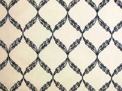 Trellis Blue Laura Kiran Fabric