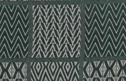 Tribal Squares Slate Laura Kiran Fabric