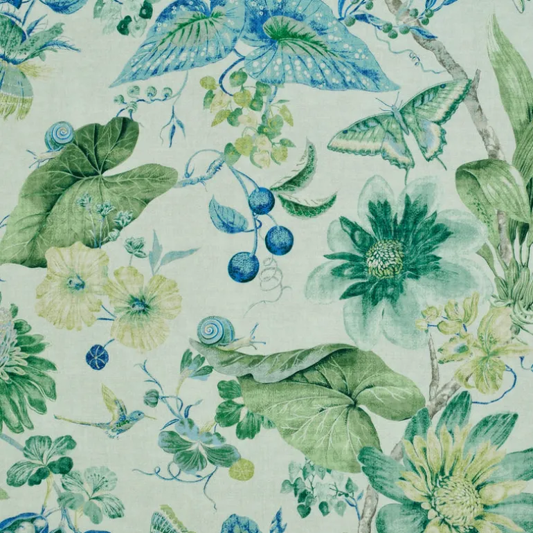 Tropical Pavilion Jungle Green P/Kaufmann Fabric