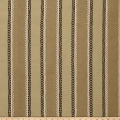 Valencia Stripe Tan Sand Laura Kiran Fabric