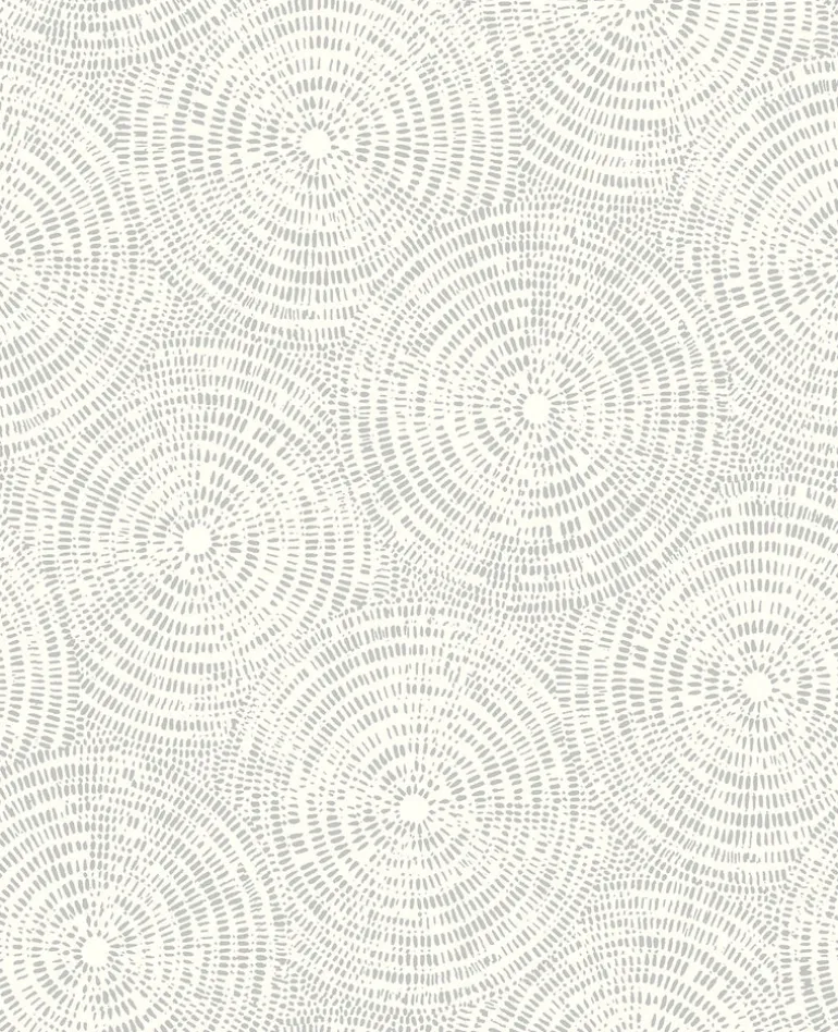 Vatten Grey Shibori Wallpaper