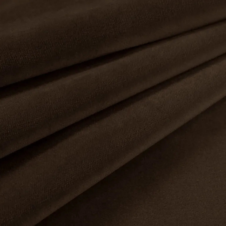 Velvet Upholstery Fabric Como 335 Brown