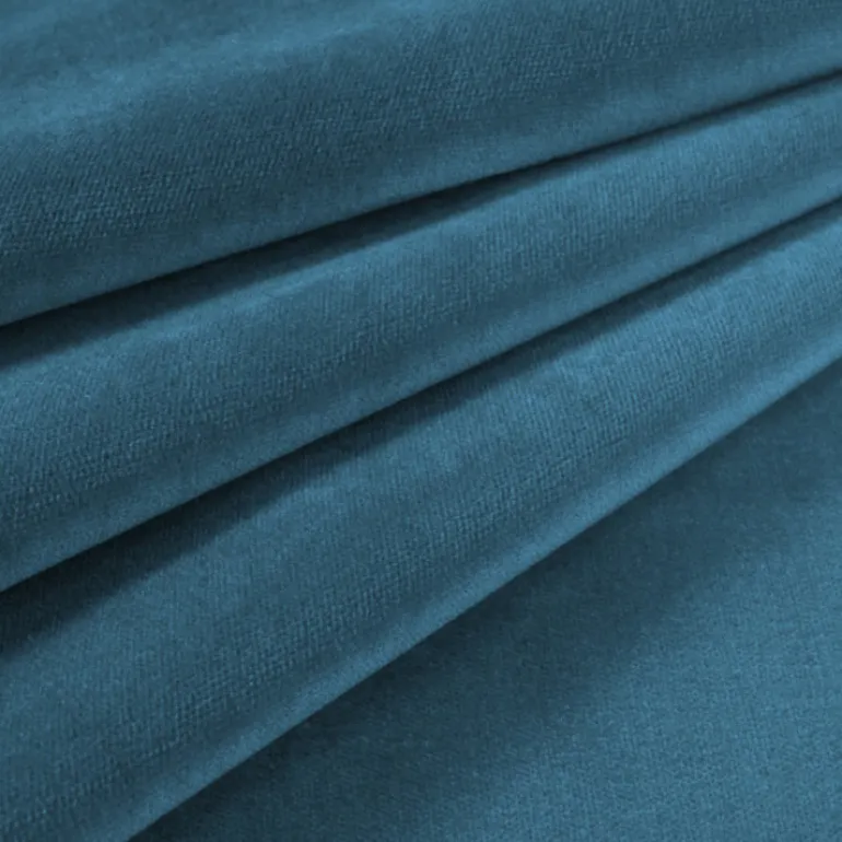 Velvet Upholstery Fabric Como 170 Cyan
