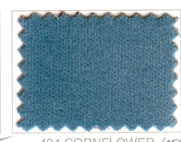 Velvet Upholstery Fabric Como 434 Cornflower
