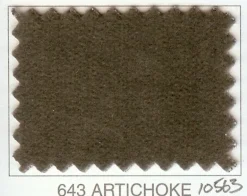 Velvet Upholstery Fabric Como 643 Artichoke