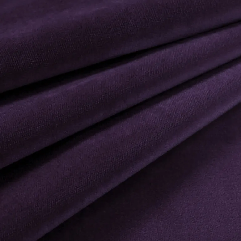 Velvet Upholstery Fabric Como 125 Deep Purple