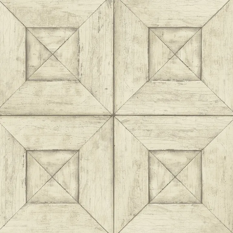 Verity Cream Wood Wallpaper