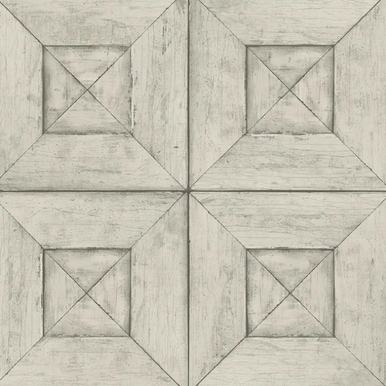Verity Light Grey Wood Wallpaper