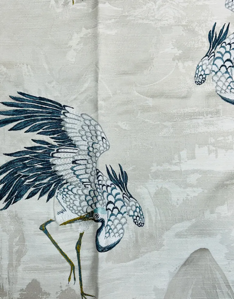 Whirly Bird Prussian Swavelle Mill Creek Fabric