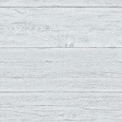 White Washed Boards Aqua Shiplap Wallpaper