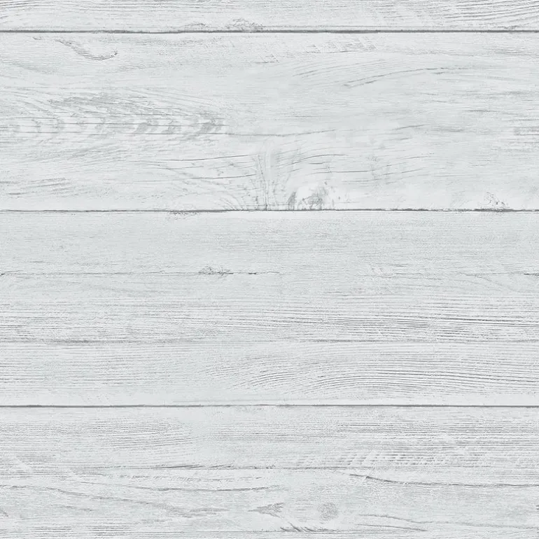White Washed Boards Aqua Shiplap Wallpaper