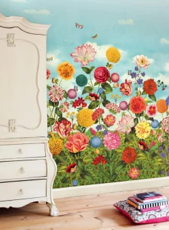 Wild Flowerland Wallpaper Mural