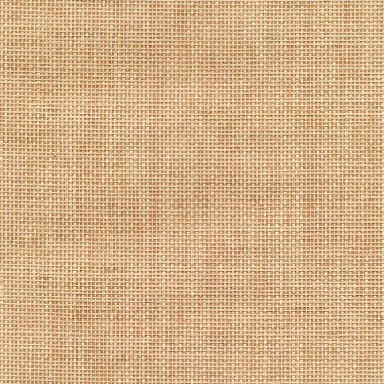 Xia Beige Grasscloth Wallpaper