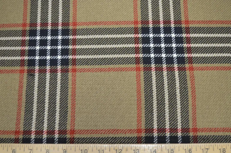 Yarmouth 936 Black Tan Covington Fabric