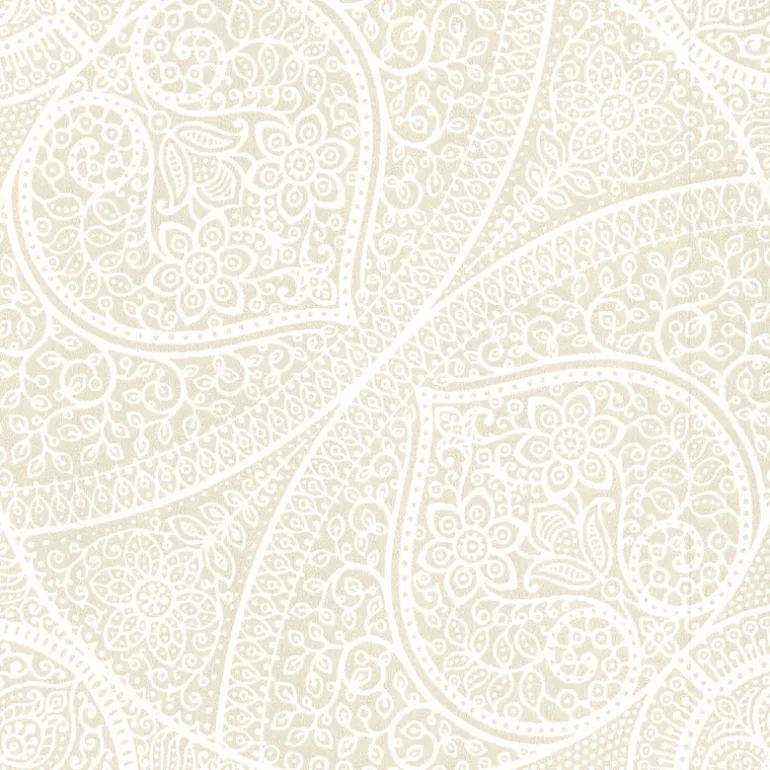 Yasamin Champagne Mehndi Medallion Wallpaper