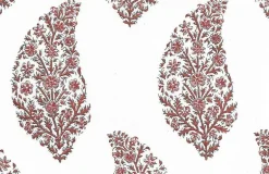 Zahara Print Claret Laura Kiran Fabric