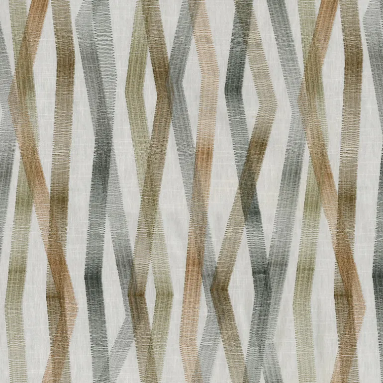 Zig & Zag Emb 180222 Woodland Novogratz Fabric